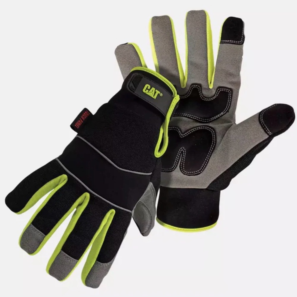 CATERPILLAR WATER RESISTANT LINED PADDED PALM UTILITY GLOVES - NWT - SIZE L
